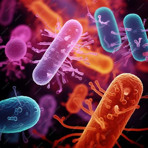 Células o bacterias de Escherichia Coli E Coli bajo el microscopio ...