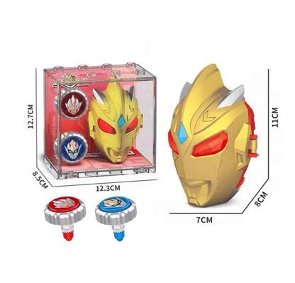 Hero Mask and Beyblade Spinning Top Gift Set - 4 Variants Iron Man ...