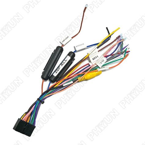 Buy Car Stereo 20 PIN ISO Wiring Harness Connector Adapter Kit For 1din ...