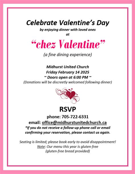 Valentine Dinner - Shining Waters