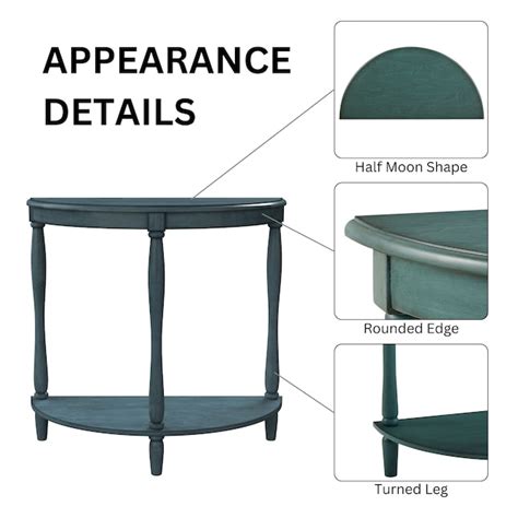 Furniture of America Laurante Casual Antique Green Console Table IDF ...