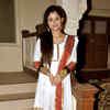 Traditionally dressed Ruchi Savarn at the launch of television show ...