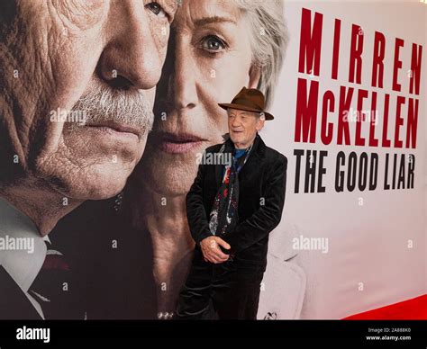 Sir Ian McKellen attends The Good Liar premiere at 787 7th Avenue in ...