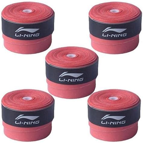 Li-Ning GP20 Badminton Racquet Replacement Grip, Red : Amazon.in ...