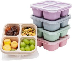 Flipkart.com | SRBK fashion 4-Compartment Bento Snack Box for Kids ...