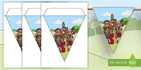 Bunting of Ancient Roman Soldiers - Primary Resources