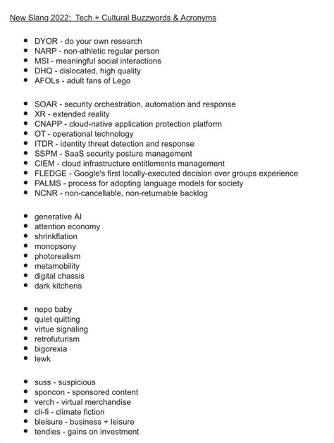 Image result for Tech Slang