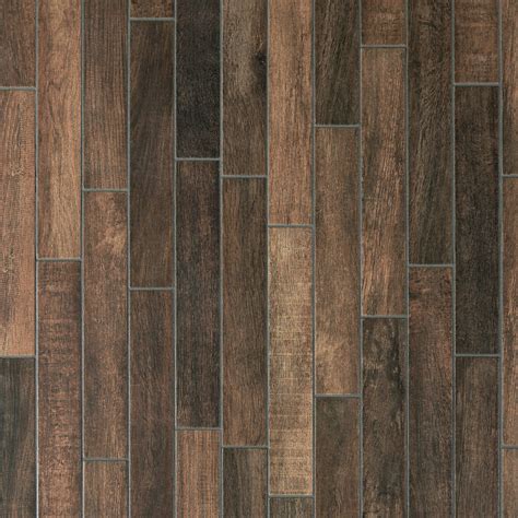 Wood Art Midnight Wood Plank Porcelain Tile - 6 x 33 - 100434539 ...