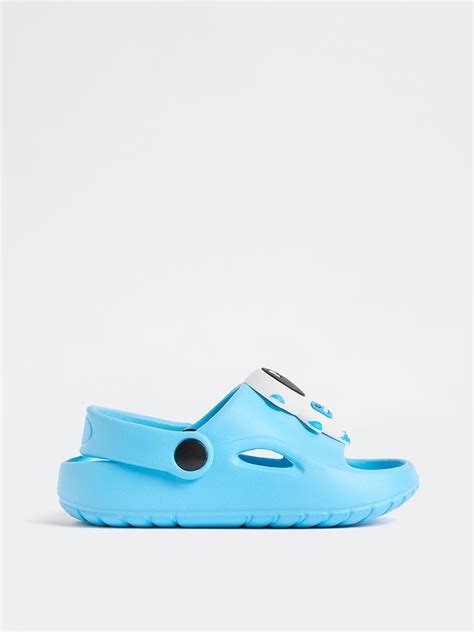 Buy Yellow Blue Applique-Detailed Clogs from Westside
