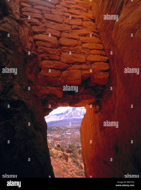 Ruin Walls Sleeping Ute Mountain Canyons of the Ancients National ...
