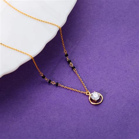 Buy Gold Mangalsutra Online - 14K and 18K Gold Mangalsutra – GIVA Jewellery