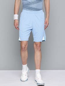 HRX by Hrithik Roshan Solid Men Blue Sports Shorts - Buy HRX by Hrithik ...
