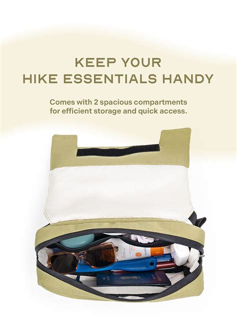 Scape Fanny Pack | Green | 3 Way Carry Crossbody With Spillproof Upper