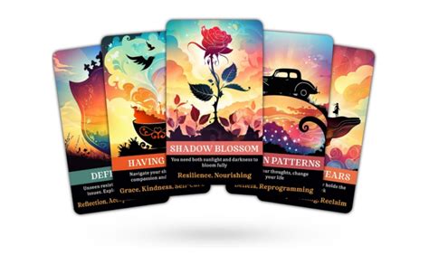 Neouth Shadow Work Oracle Cards, Inner Healing Oracle Deck, Self ...