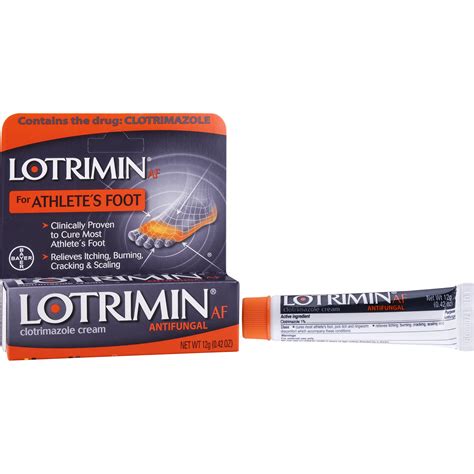 Buy LotriminAF Cream for Athlete's Foot, Clotrimazole 1% Antifungal ...