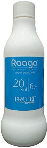 Raaga Professional Pro 10 Express Cream Developer 20 Volume 6%, 1000ml ...