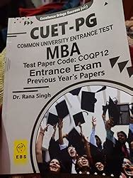 Buy CUET PG MBA Entrance Exam ( Test Paper Code - COQP12 ) Previous ...