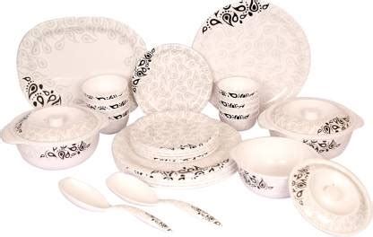 cello Pack of 33 Melamine Artista Eleganza Dinner Set Price in India ...