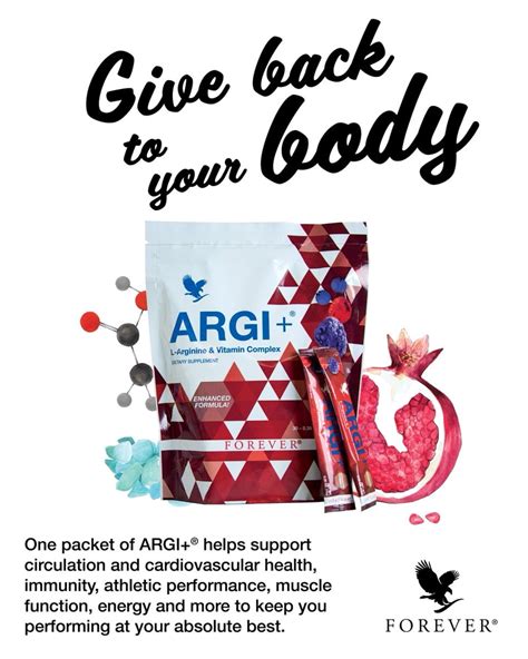 Buy Forever Living Argi+ L-Arginine & Vitamin Complex (30 Packets ...