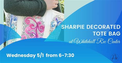 Sharpie Decorated Tote Bag, 735 Mapleton Ave., Middletown, DE, United ...