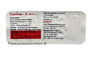 Coelone 4 Mg Tablet 10 - Uses, Side Effects, Dosage, Price | Truemeds