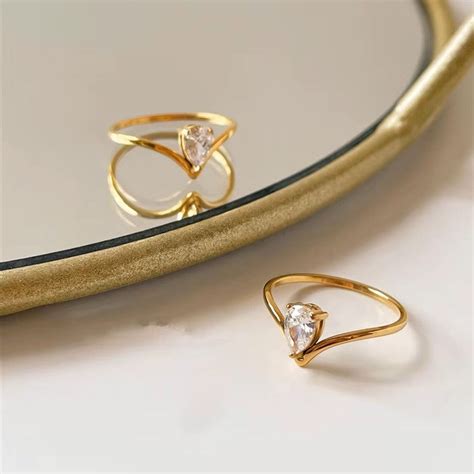 Anti tarnish Daily Wear Rings | 18k gold plated Rings – RosyWine