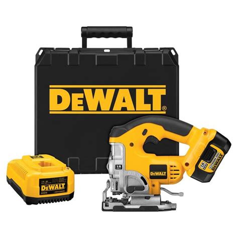 DEWALT 18-Volt Variable Speed Keyless Jigsaw (Battery Included) at ...