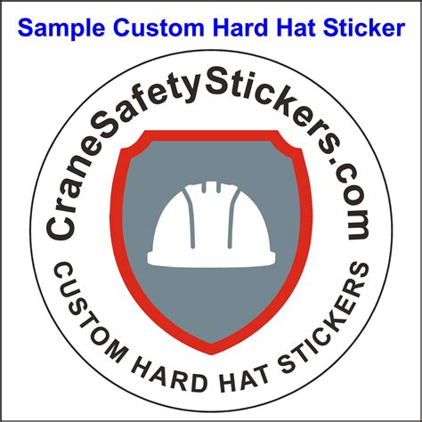 Custom Hard Hat Stickers – Personalized Safety Helmet Decals