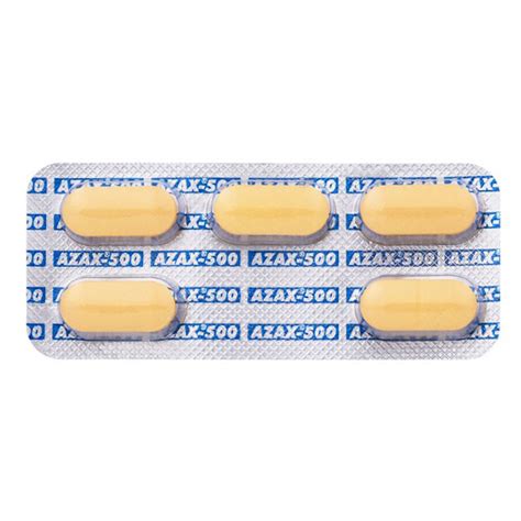 Azax-500 Tablet | Uses, Side Effects, Price | Apollo Pharmacy