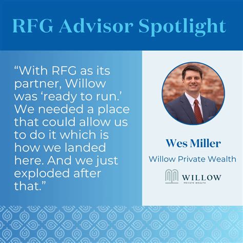 When Wesley Miller and Casey Marshall joined forces with RFG Advisory ...