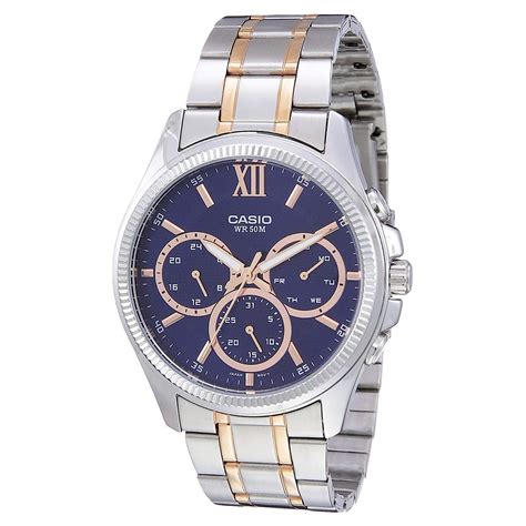 Casio Enticer Blue Dial Men 42mm