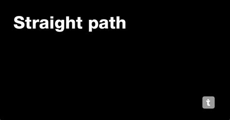 Straight path — Teletype
