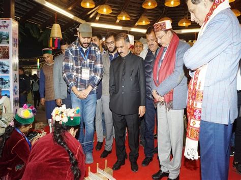 Himachal CM Sukhvinder Singh Sukhu inaugurates Him Mahotsav in Dilli Hatt