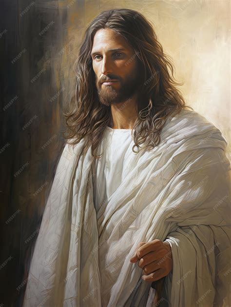 Beautiful portrait of jesus christ of nazareth god christianity artwork ...
