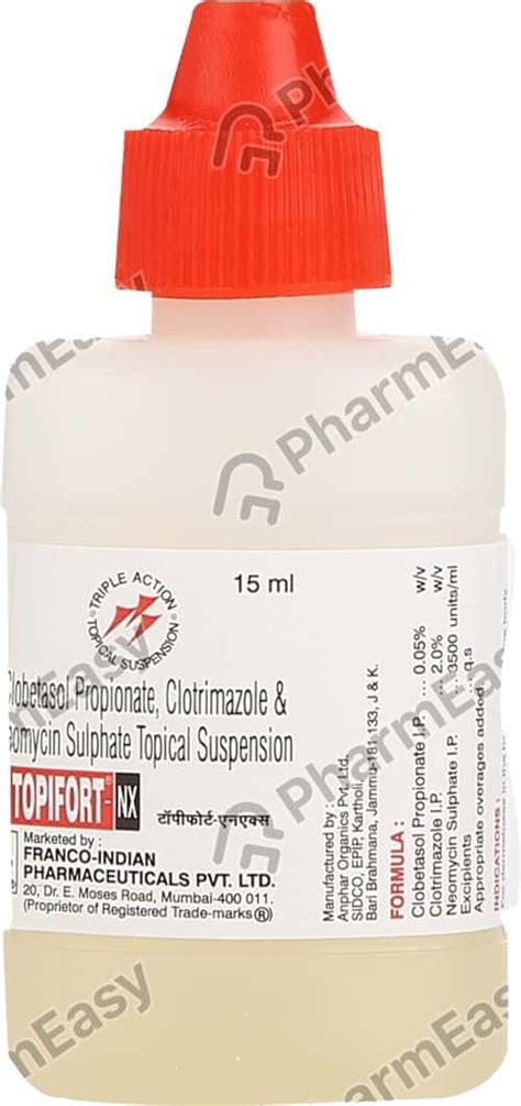 Topifort Nx Suspension 15ml: Uses, Side Effects, Price & Dosage | PharmEasy