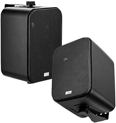 OSD Audio 3-Way Outdoor Patio 4" Speaker Indoor Outdoor Stereo Pair ...
