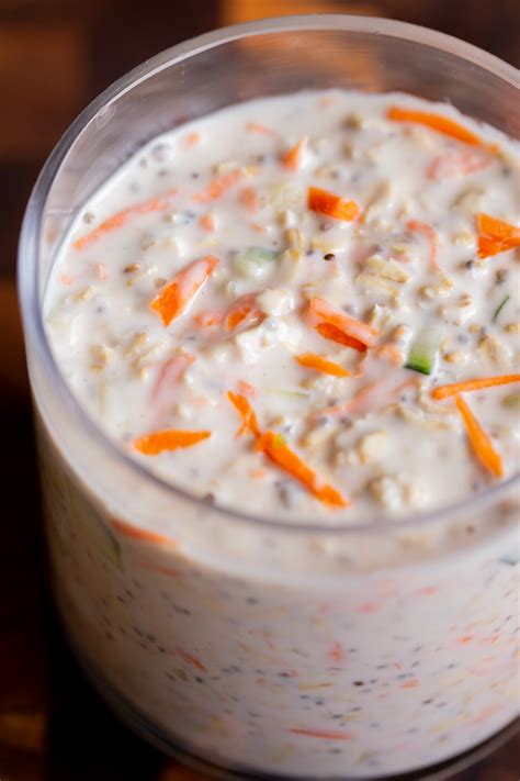 Indian Spiced Savory Overnight Oats - Zeteat.com