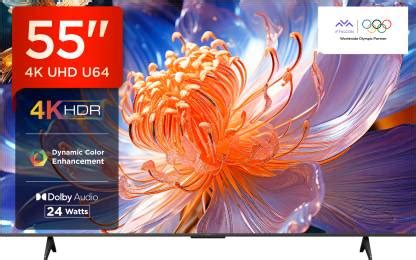 iFFALCON by TCL U64 139 cm (55 inch) Ultra HD (4K) LED Smart Google TV ...