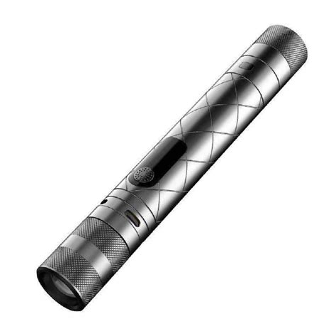 poyoelf Portable 3 in 1 LED Flashlight with Arc Lighter and Alarm ...