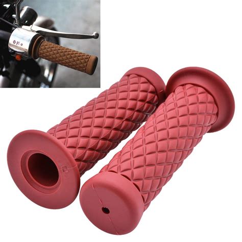 Speedwav Motorcycle Hand Grips Anti-Skid Handlebar Rubber Bar End Hand ...