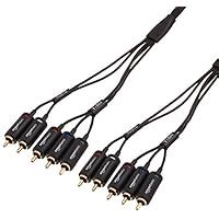 Buy AmazonBasics Component Video Cable with Audio - 15 Feet Online at ...