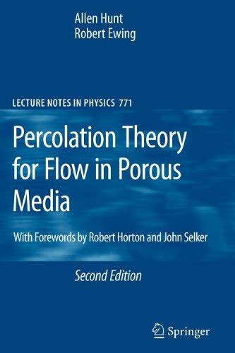 Percolation Theory for Flow in Porous Media : Amazon.in: Books