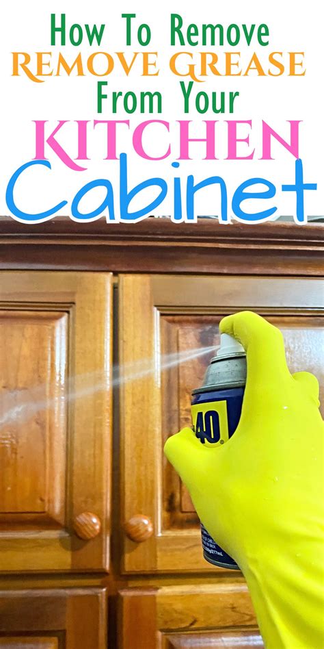 How To Remove Grease From Kitchen Cabinets Without Damaging The Wood ...