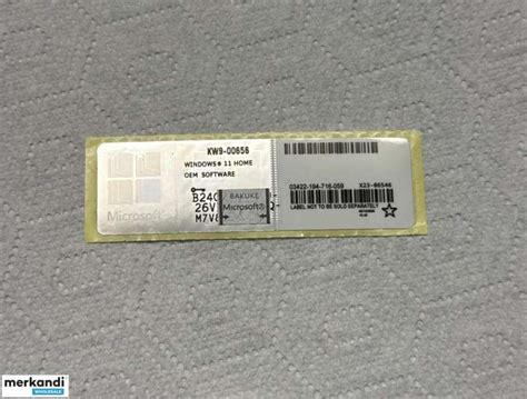 Windows 11 Home Coa Sticker / OEM Version Physical - Spain, New - The ...