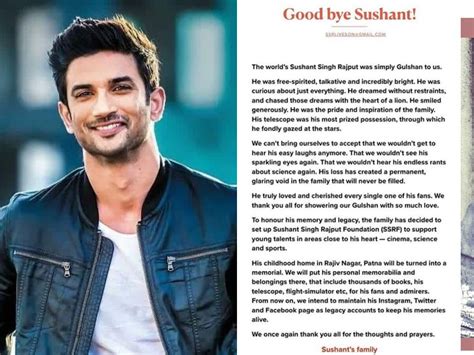 Sushant Singh Rajput’s family to turn their Patna home into a memorial ...