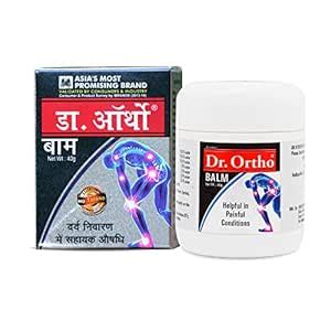 Dr.Ortho Ayurvedic Pain Relief Relieving Balm for Joints Pain, Knee ...