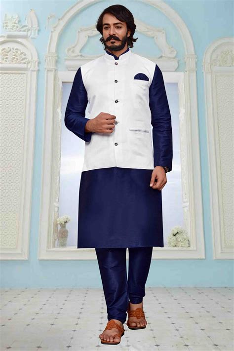 Buy Kurta Pajama with Jacket ONline - Stylish Men's Outfits for ...