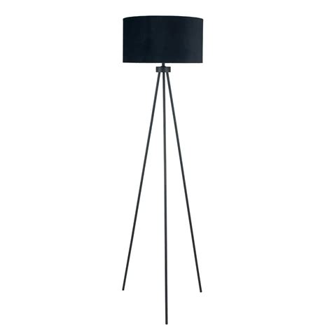 Matt Black Tripod Floor Lamp - Home Living