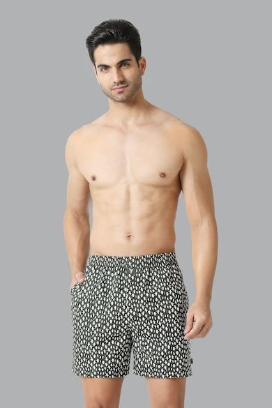 Buy Men Grey Print Boxer Shorts Online - 664178 | Van Heusen