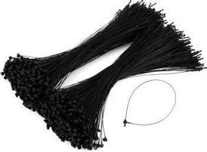 Flipkart.com | aaryason 5" Black 5000 Pcs Plastic Loop Lock Pins Nylon ...